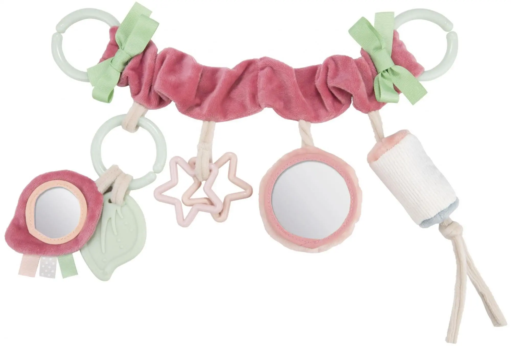 Závěsná hračka na kočárek/autosedačku Pastel Pink