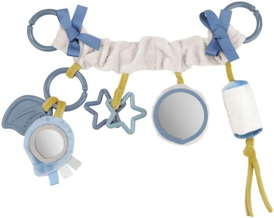 Závěsná hračka na kočárek/autosedačku Pastel Blue
