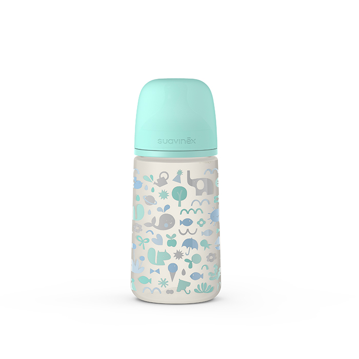 Láhev Suavinex Memories 270 ml M - modrá