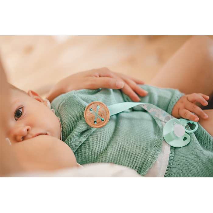 Suavinex Klip se stuhou Memories - mint