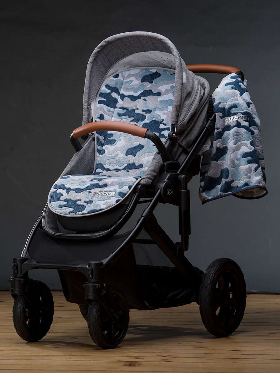 Pinkie podložka prodloužená - Camo  Blue