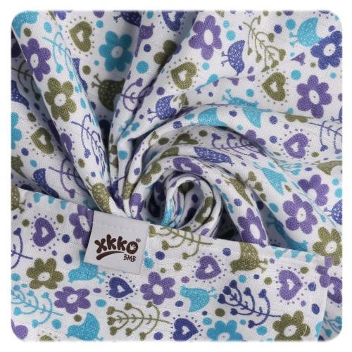 Xkko Bambusové pleny - Flowers&Birds - Boys