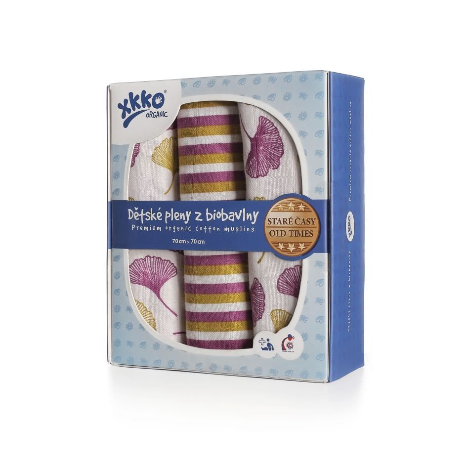 Xkko Organic Bio pleny 70x70 Staré časy - Jinan