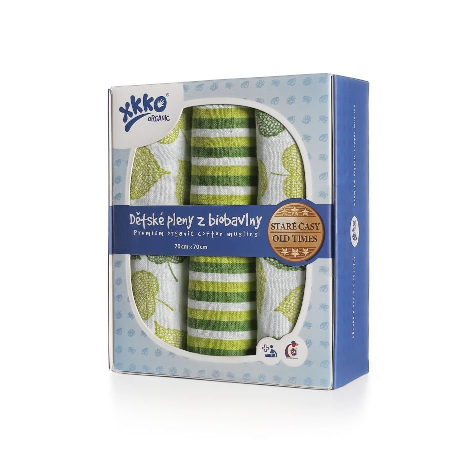 Xkko Organic Bio pleny 70x70 Staré časy - Lípa