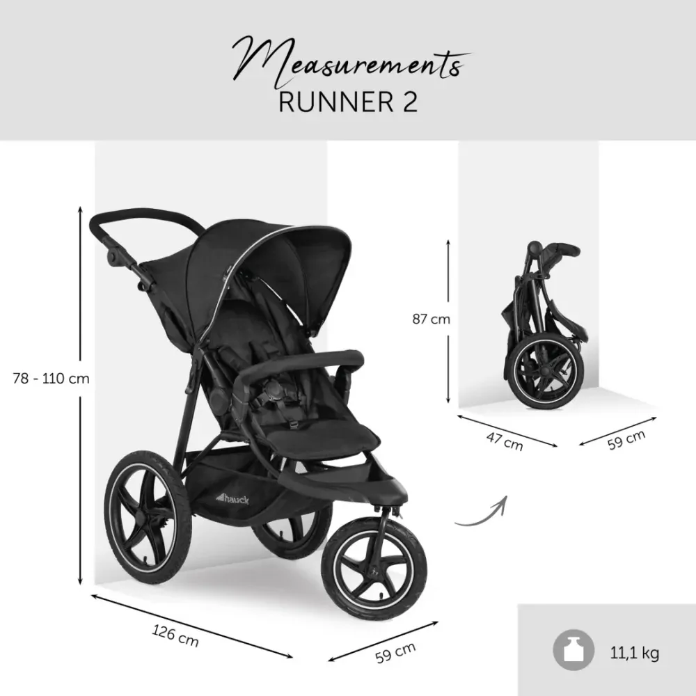 Hauck RUNNER 2 Black