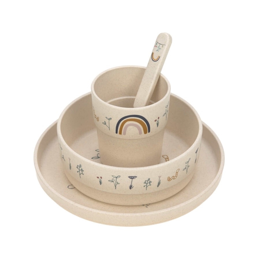 LÄSSIG Dish Set PP/Cellulose Garden Explorer