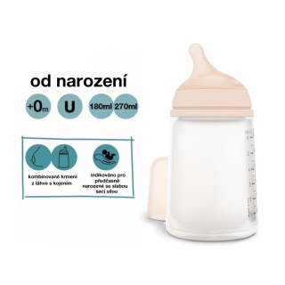 Suavinex Zero Zero anti-koliková láhev 270 ml