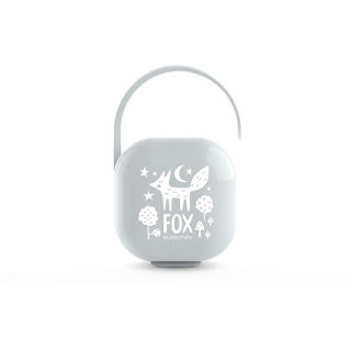 Suavinex - krabička na dudlík Fox - šedá