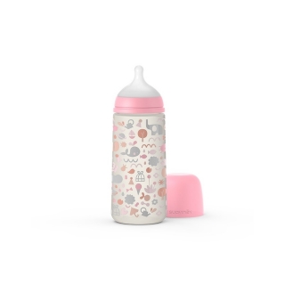 Láhev Suavinex Memories 360 ml L - růžová
